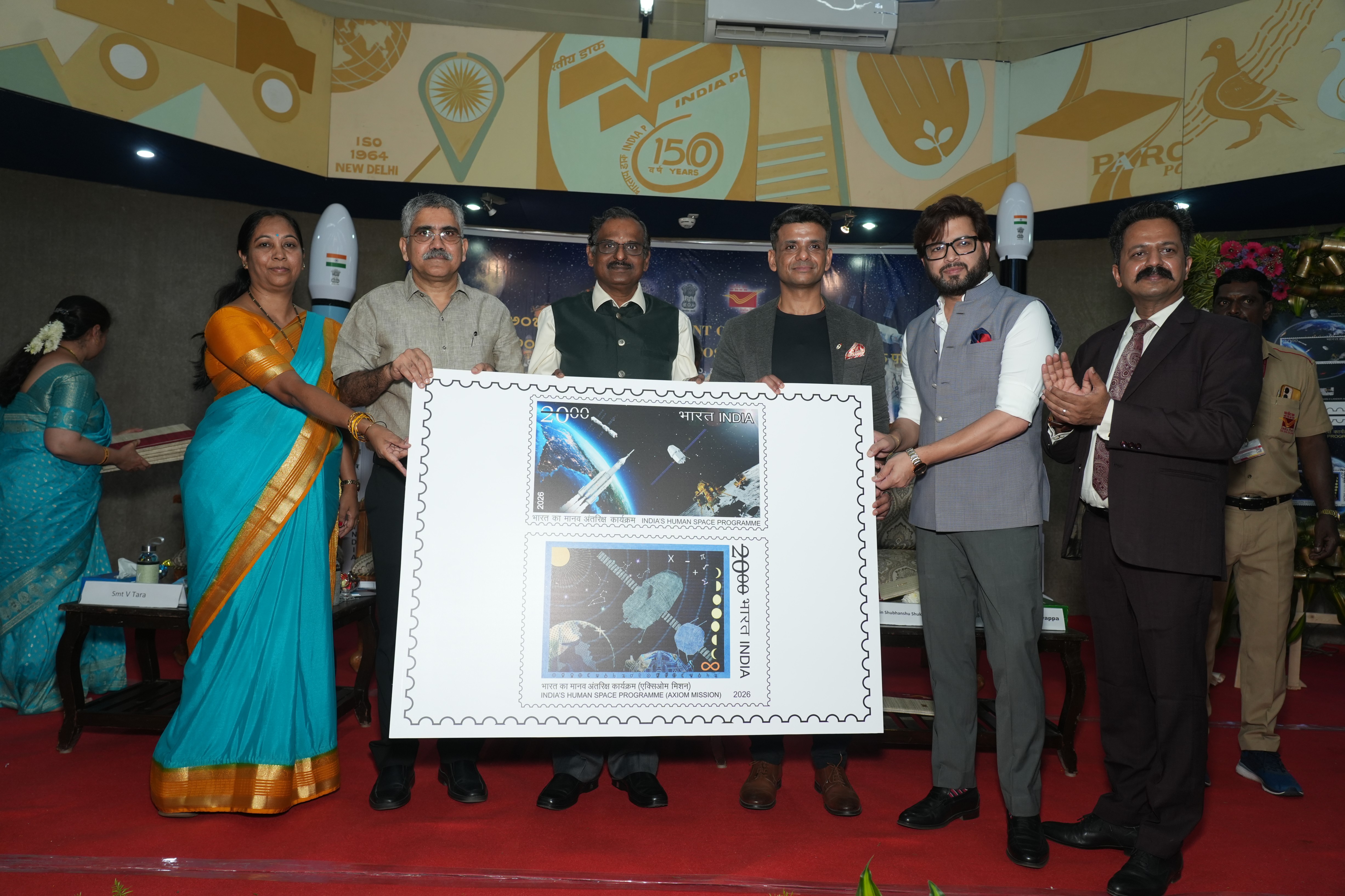 From Orbit to Envelope: ISRO-Backed Mission Patch Released as Commemorative Stamp, Designed by Manish Tripathi